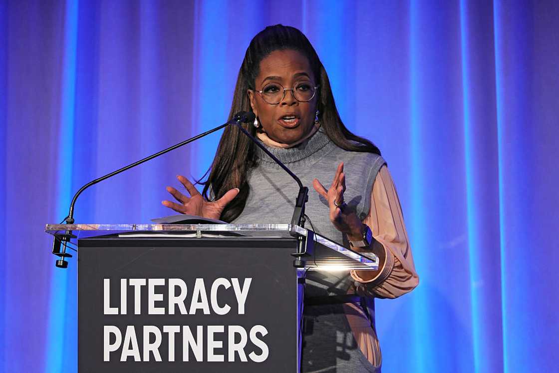 Oprah Winfrey attends the Literacy Partners Evening of Readings & Gala Dinner Oprah Winfrey attends the Literacy Partners Evening of Readings & Gala Dinner