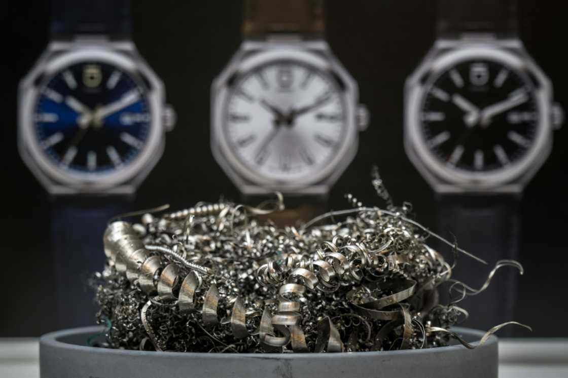 Stainless steel recycled from scraps left over from the manufacturing of watches and medical materials goes into the sustainable luxury timepieces Stainless steel recycled from scraps left over from the manufacturing of watches and medical materials goes into the sustainable luxury timepieces