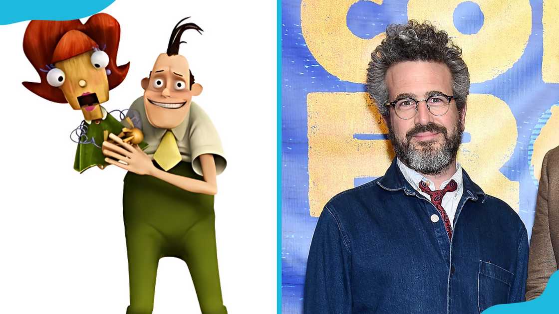 Fritz Robinson and Aunt Petunia (L). Ethan Sandler, Fritz and Petunia's voice actor (R). Fritz Robinson and Aunt Petunia (L). Ethan Sandler, Fritz and Petunia's voice actor (R).