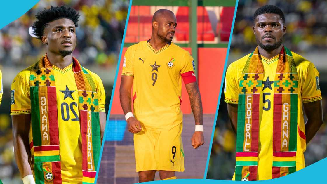 Black Stars, Black Stars squad, Ghana squad for Kirin Cup, Mohammed Kudus, Thomas Partey, Jordan Ayew, Alexander Djiku, Joseph Paintsil, Kudus to miss Kirin Cup, Partey to miss friendlies, Jordan out of Ghana squad. Black Stars, Black Stars squad, Ghana squad for Kirin Cup, Mohammed Kudus, Thomas Partey, Jordan Ayew, Alexander Djiku, Joseph Paintsil, Kudus to miss Kirin Cup, Partey to miss friendlies, Jordan out of Ghana squad.