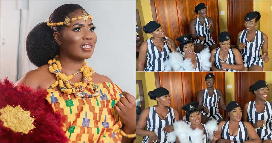 Cute Video Of Police Lady In Kumasi And Her Bridemaids' Jama Session At Her Wedding Drops Cute Video Of Police Lady In Kumasi And Her Bridemaids' Jama Session At Her Wedding Drops
