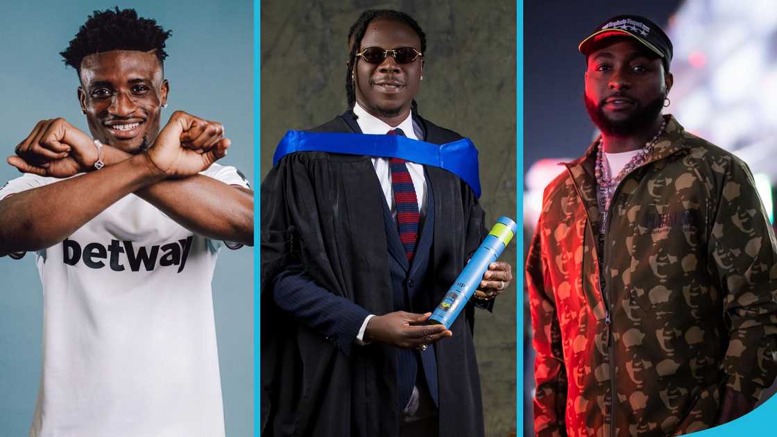 Kudus, Stonebwoy, Davido, Stonebwoy's graduation, Stonebwoy graduates, GIMPA