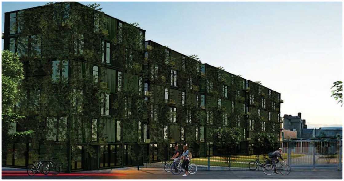 Stephen designs accommodation for homeless people using shipping containers Stephen designs accommodation for homeless people using shipping containers