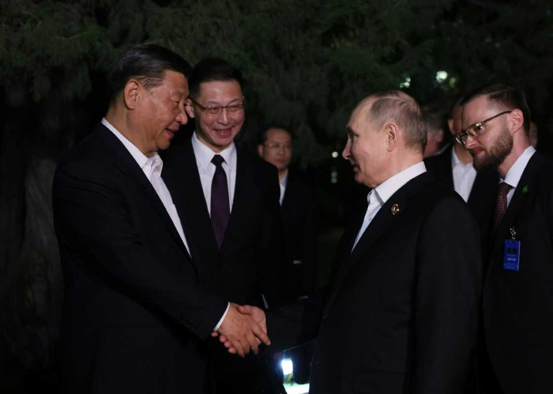 Xi and Putin held an intimate meeting Thursday afternoon at the palatial Zhongnanhai leadership compound
