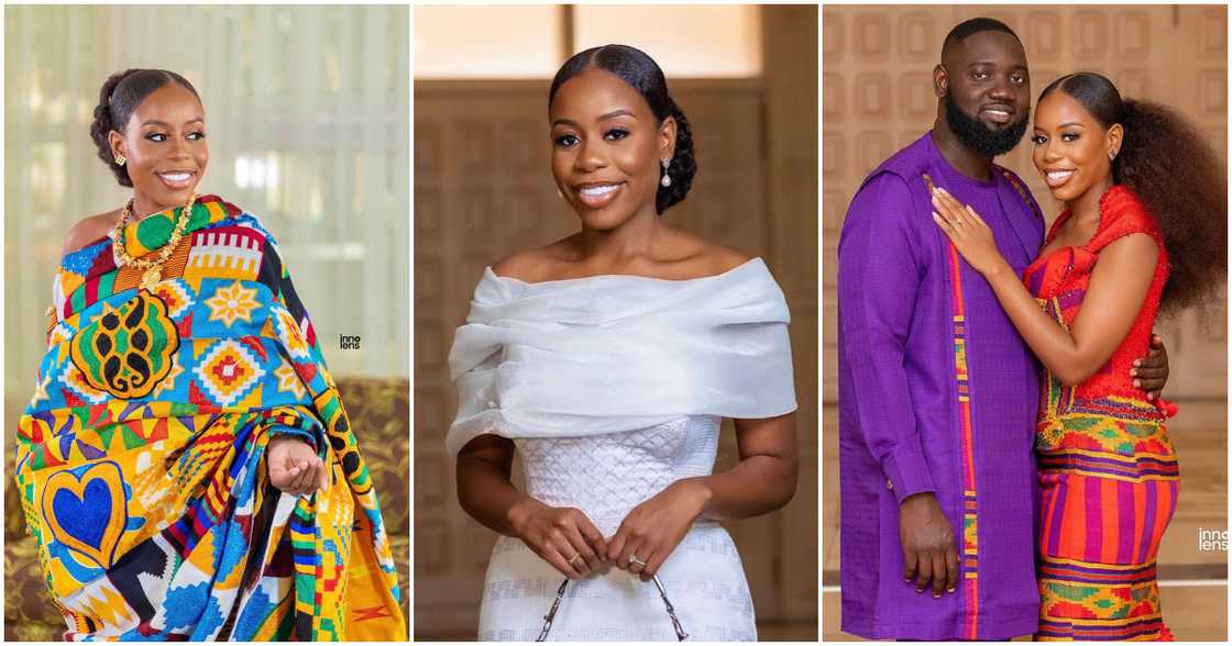 Lawyer And Daughter Of Late Otumfuo Opoku Ware II Slays In Kente Dress And GH₵ 29 547 Valentino Garavani Bag Lawyer And Daughter Of Late Otumfuo Opoku Ware II Slays In Kente Dress And GH₵ 29 547 Valentino Garavani Bag