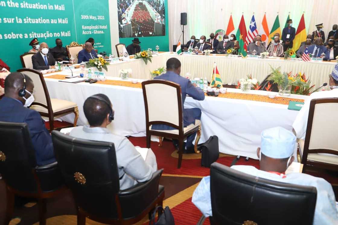 Top ECOWAS leaders in Ghana over political crisis in Mali