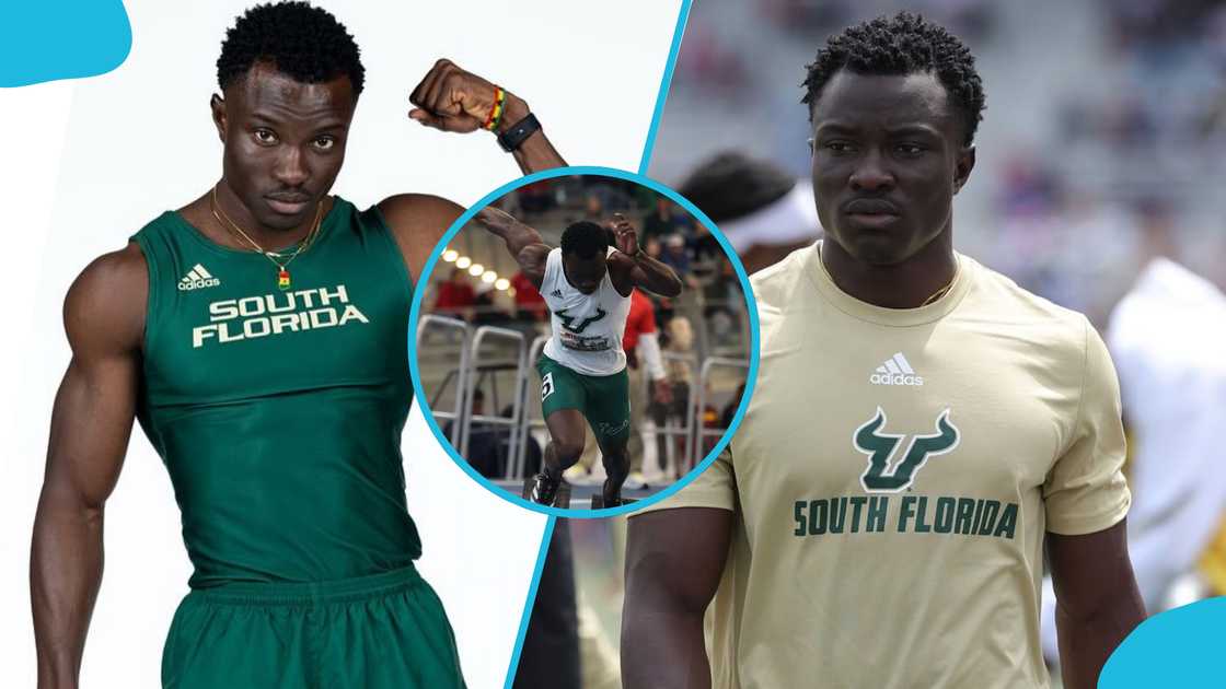Abdul-Rasheed Saminu, national 100-metre record, Aziz Zakari, Ohene Karikari, 2025 Last Chance Qualifier, McEachern High School, Georgia.