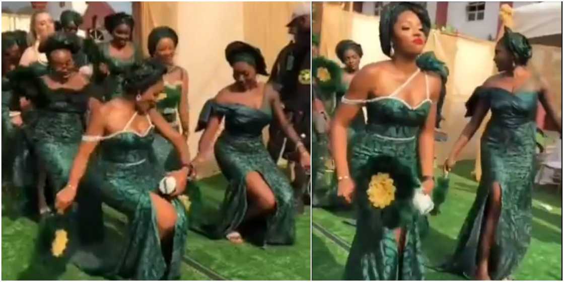 Reactions Trail Heartwarming Video as Adorable Bridal's Train "Scatters" Dance Floor at Wedding Ceremony Reactions Trail Heartwarming Video as Adorable Bridal's Train "Scatters" Dance Floor at Wedding Ceremony