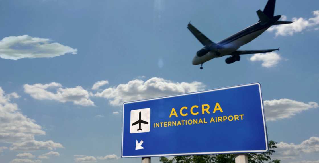 A picture of Accra's international airport A picture of Accra's international airport