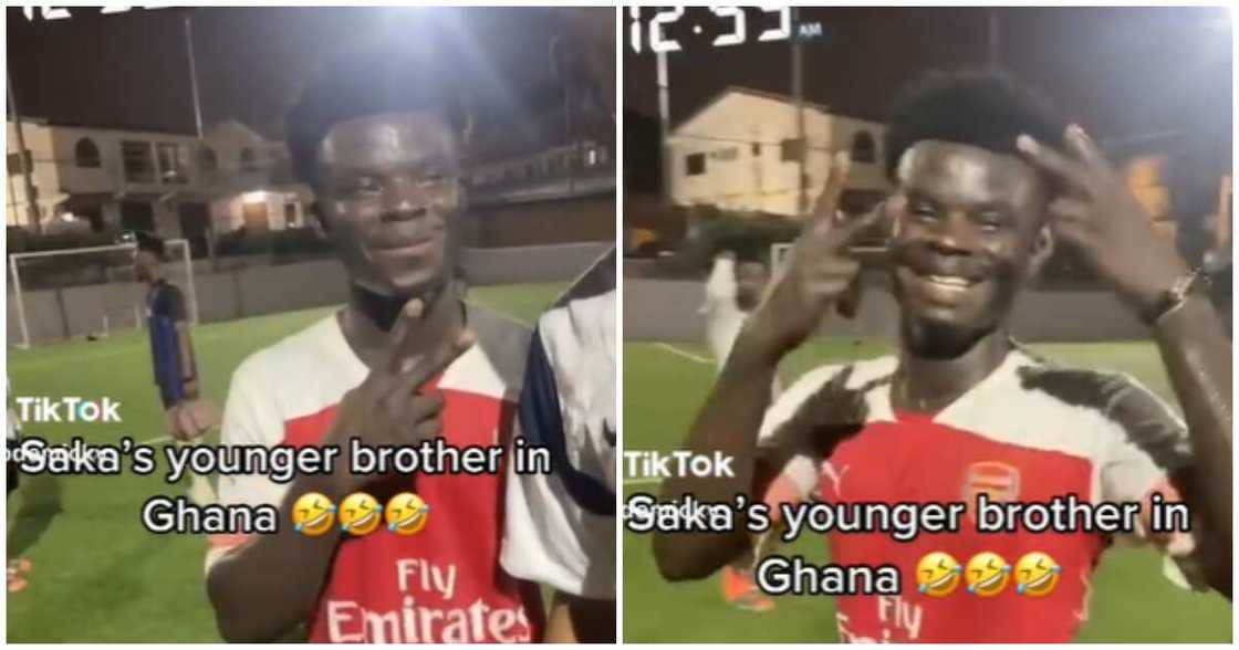 Photo of Bukayo Saka lookalike in Ghana