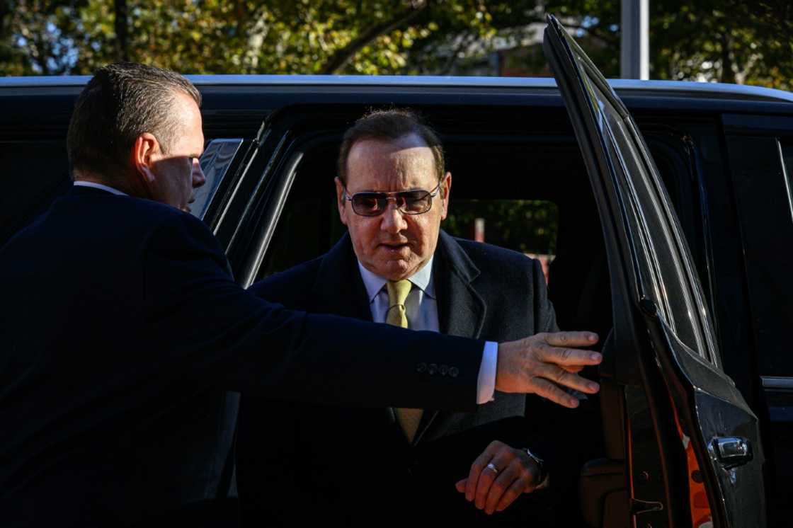 Kevin Spacey arrives at the US district court for the Southern District of New York on October 20, 2022 Kevin Spacey arrives at the US district court for the Southern District of New York on October 20, 2022