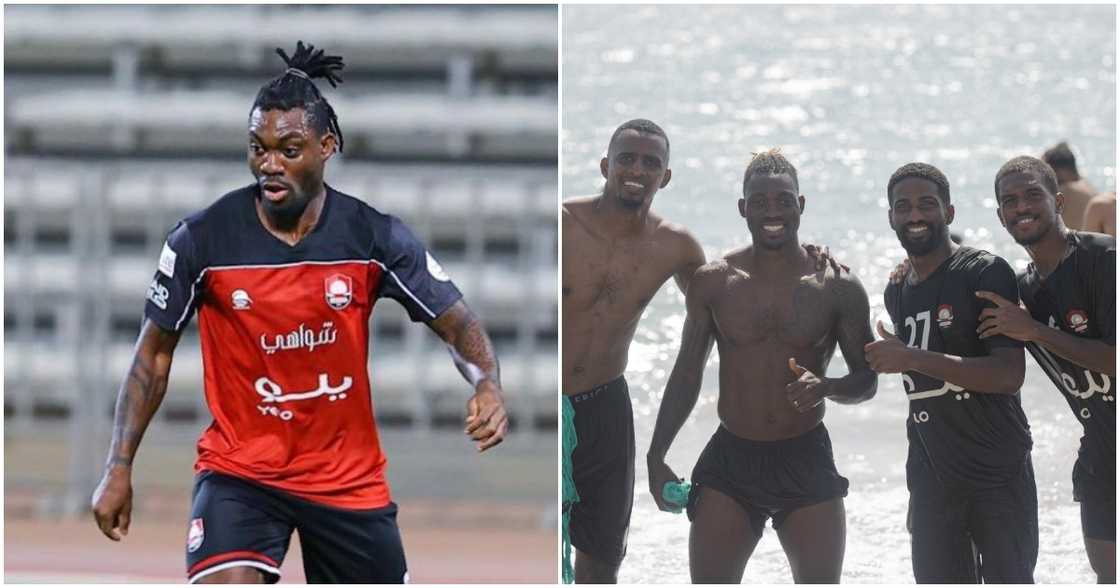 Photo of Christian Atsu and some of his teammates in Turkey before the earthquake Photo of Christian Atsu and some of his teammates in Turkey before the earthquake