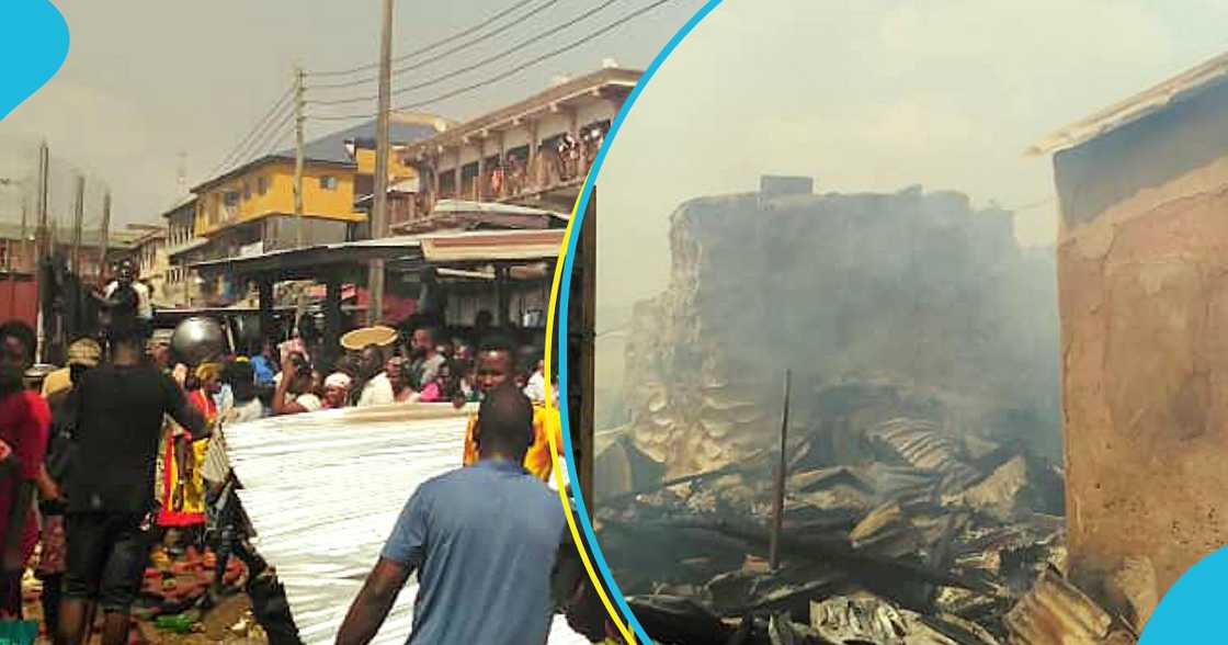 Kumasi Central market fire Kumasi Central market fire