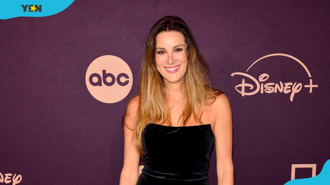 Stefania Spampinato attends The Walt Disney Company Emmy Awards Party at Otium in Los Angeles.