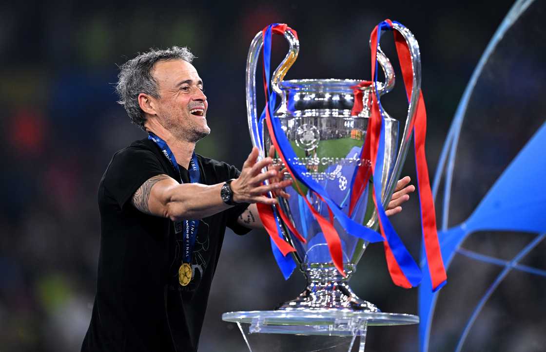 Luis Enrique's track record, Luis Enrique's Champions League pedigree, Luis Enrique's number of trophies won, Luis Enrique makes history with PSG