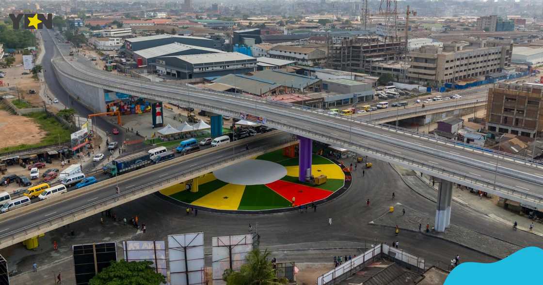 Obetsebi Lamptey Interchange, Akufo-Addo, Daniel Glover, Accra, Urban Roads, Development