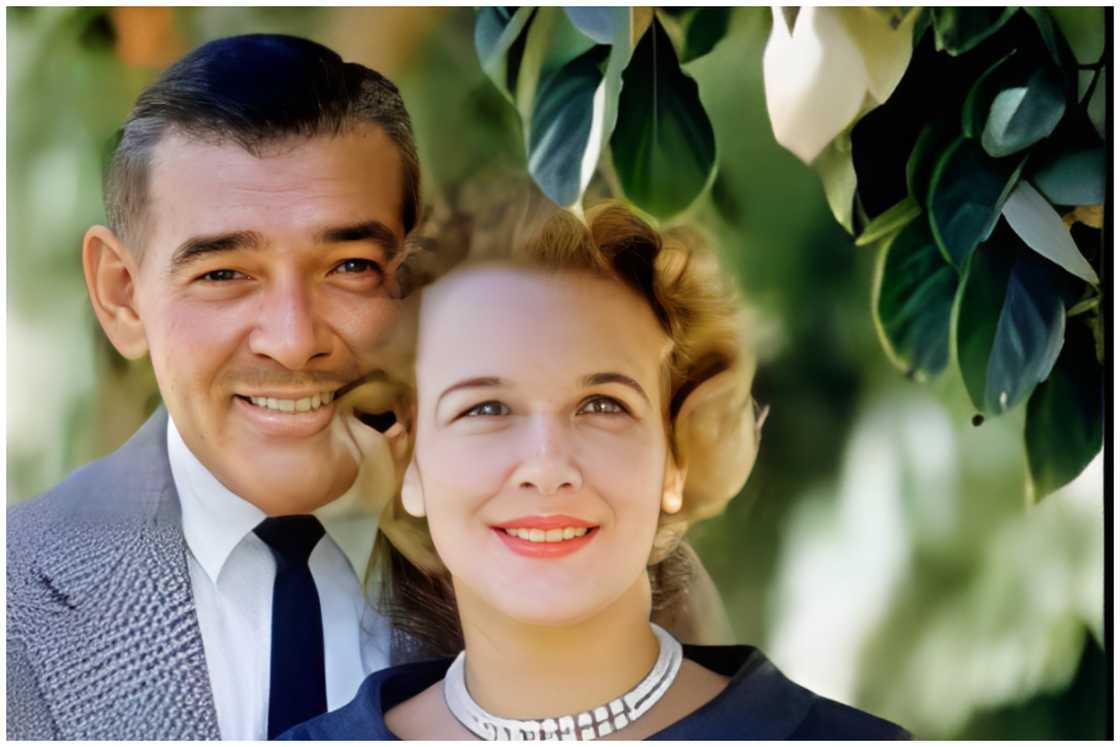Gable and Williams during an outdoor activity.