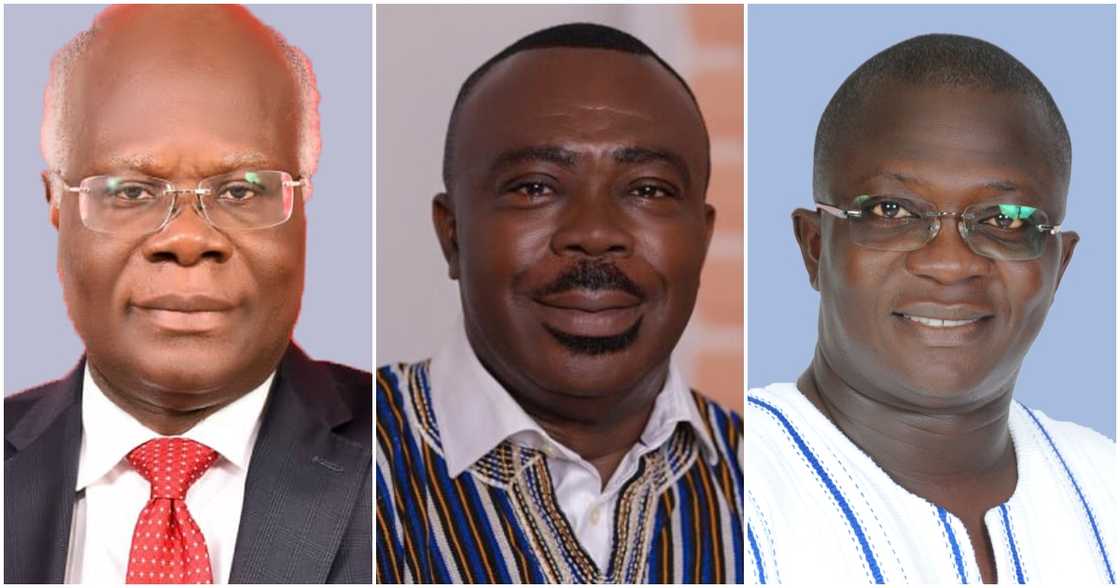 KT Hammond, Asa Bee and Bryan Acheampong have been appointed to fill vacancies left by resignations that have hit Nana Akufo-Addo's administration. KT Hammond, Asa Bee and Bryan Acheampong have been appointed to fill vacancies left by resignations that have hit Nana Akufo-Addo's administration.