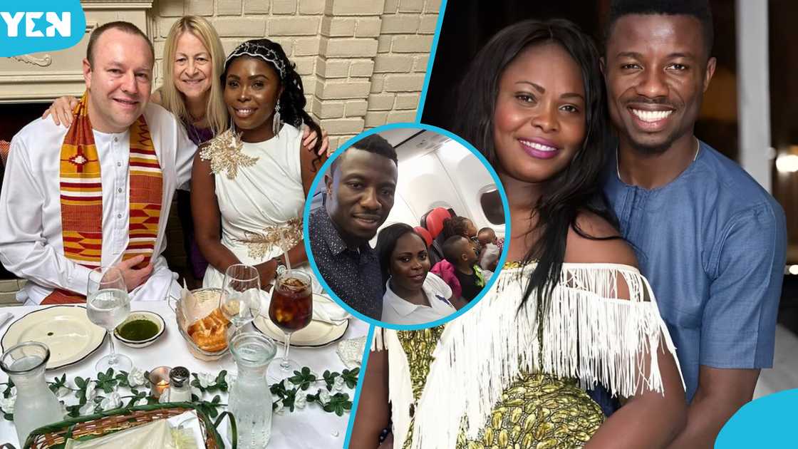 Kwaku Manu and his ex-wife, Naa Okailey, have four children Kwaku Manu and his ex-wife, Naa Okailey, have four children