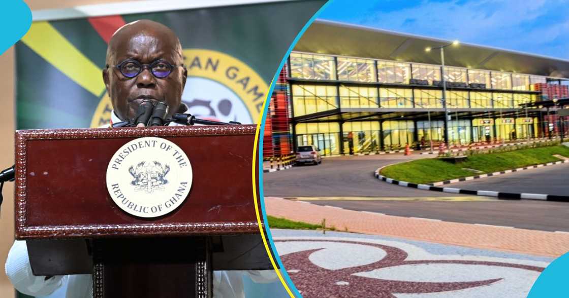 Akufo-Addo And Asantehene Commission Prempeh I International Airport, Kumasi