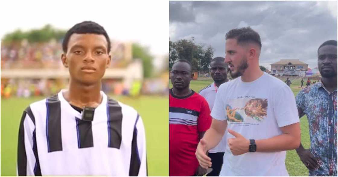 Photo of Spanish scout and young footballer