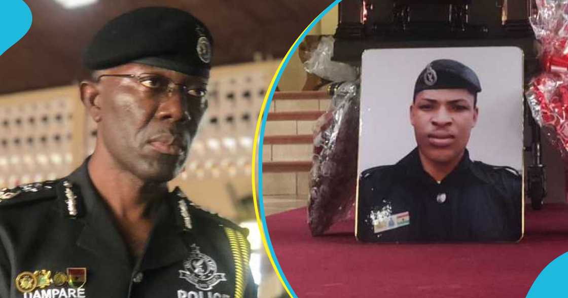 Funeral Of Callistus Amoah police officer who died in bullion van robbery held Funeral Of Callistus Amoah police officer who died in bullion van robbery held