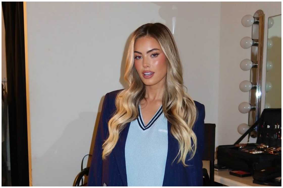 Jenna, posing for a picture.