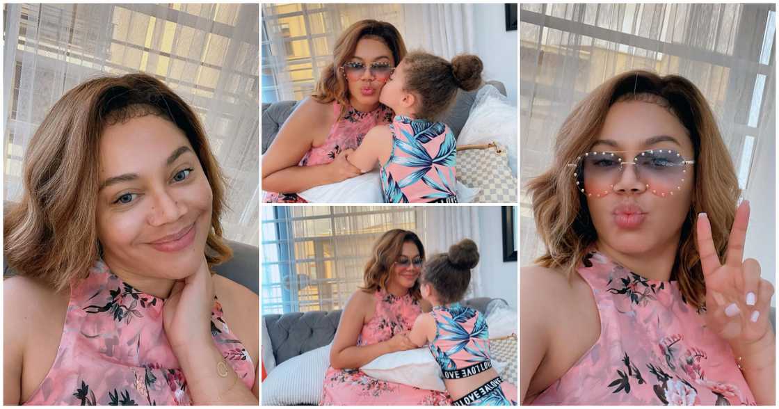 Nadia Buari and daughter Nadia Buari and daughter