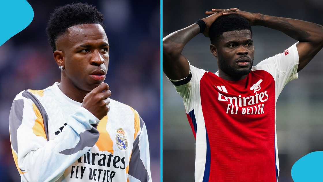 Vinicius Jr. insists Real Madrid are determined to stage an epic comeback against Thomas Partey's Arsenal. Vinicius Jr. insists Real Madrid are determined to stage an epic comeback against Thomas Partey's Arsenal.