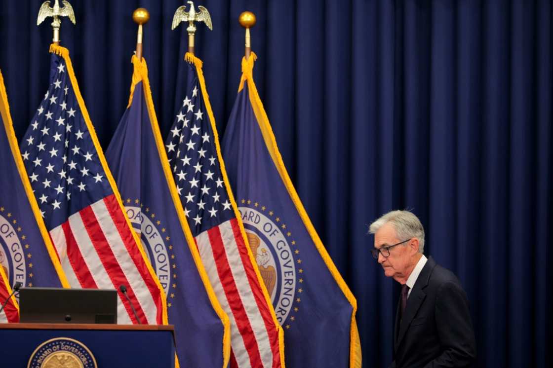 Federal Reserve boss Jerome Powell warned there was 'no risk-free path' on interest rates Federal Reserve boss Jerome Powell warned there was 'no risk-free path' on interest rates