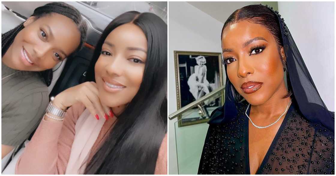 Joselyn Dumas and her daughter Senia Joselyn Dumas and her daughter Senia