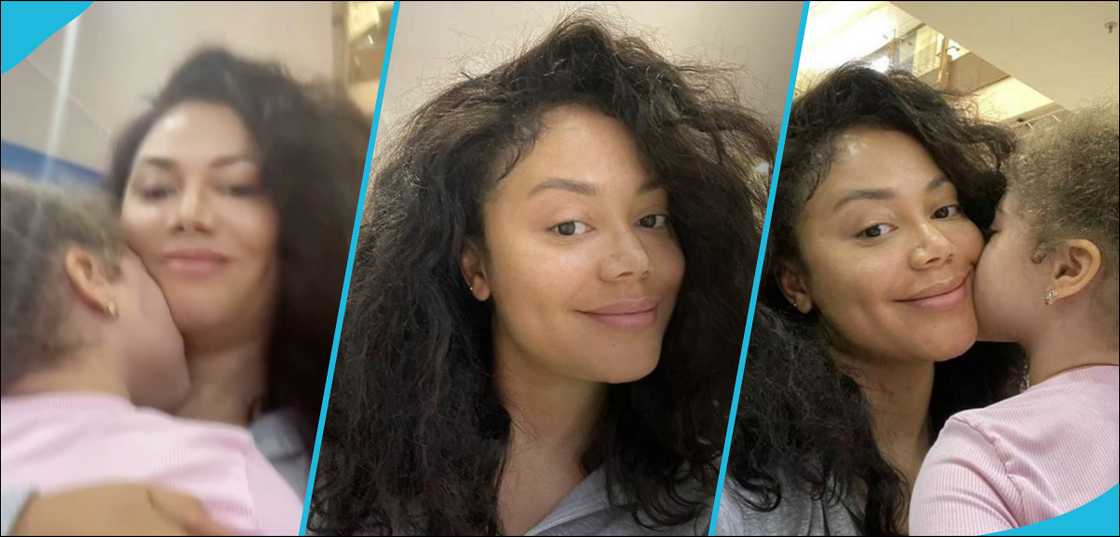 Nadia Buari and her daughter hug in photos Nadia Buari and her daughter hug in photos