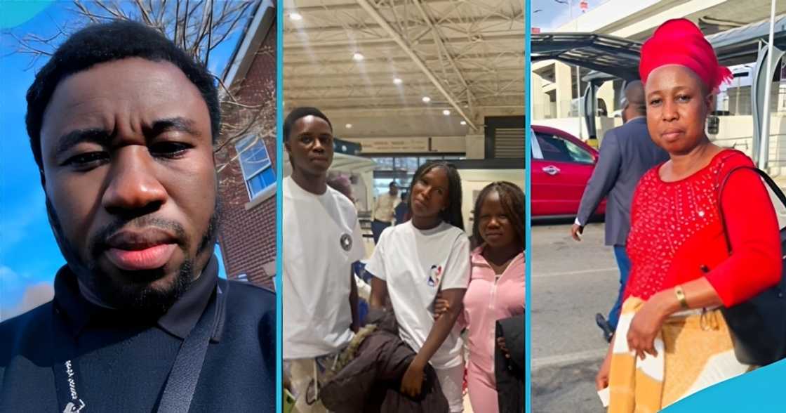 Ghanaian man, relocates family abroad, greener pastures, brothers, sisters. Ghanaian man, relocates family abroad, greener pastures, brothers, sisters.