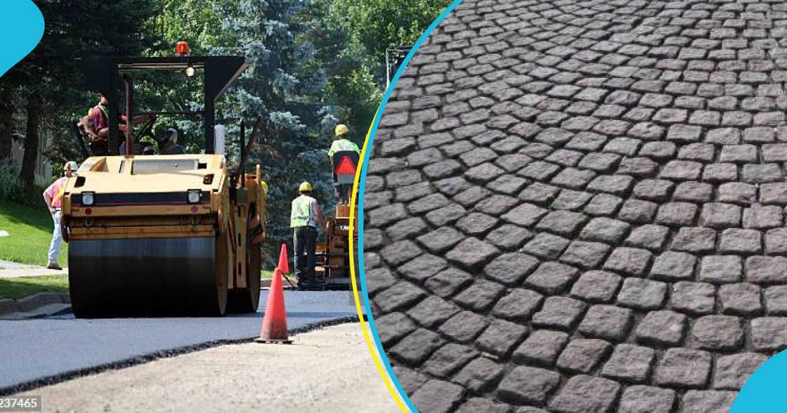 Sunyani Dubai: Man transforms his village's dusty streets with paved blocks