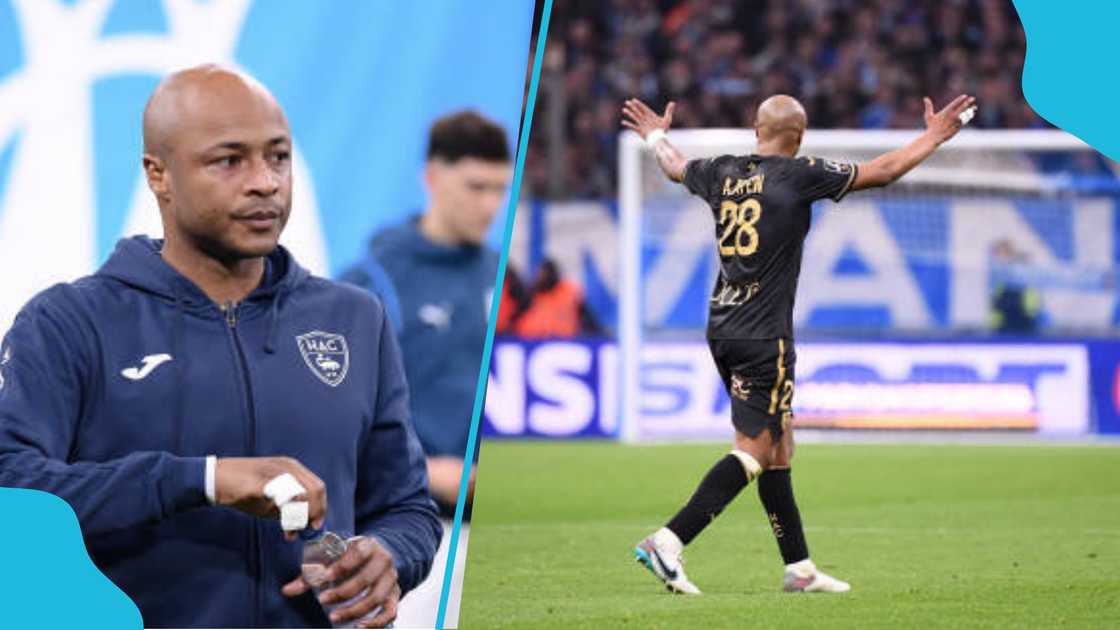 Andre Ayew receives warm reception from Marseille fans.