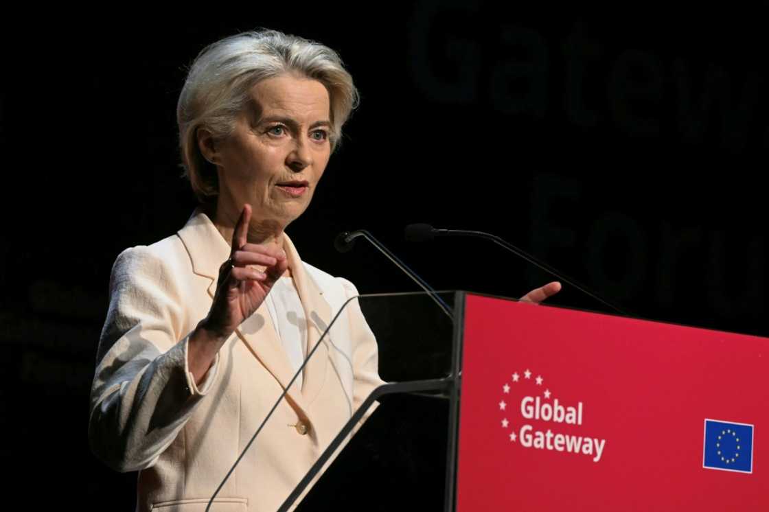 'Tariffs and trade barriers are back as a tool of geopolitics and geoeconomics,' said von der Leyen 'Tariffs and trade barriers are back as a tool of geopolitics and geoeconomics,' said von der Leyen