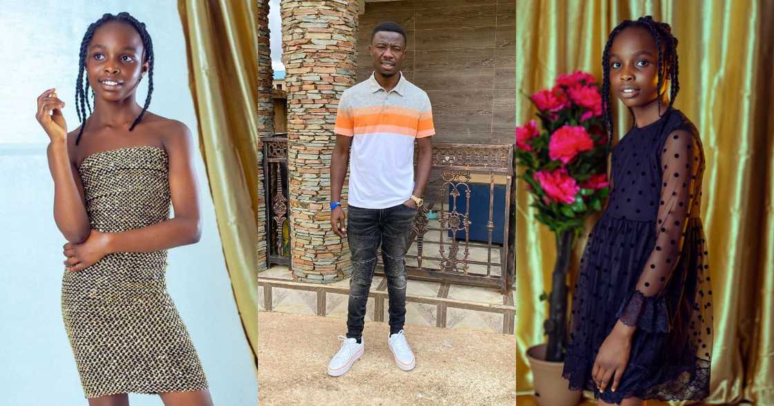 Kwaku Manu and daughter Kwaku Manu and daughter