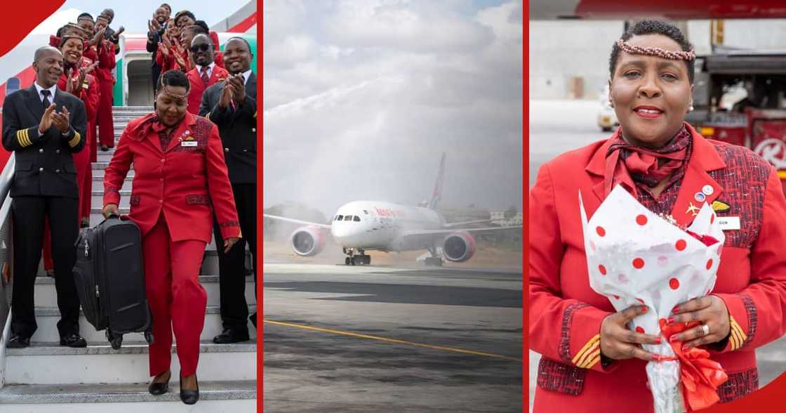 KQ senior flight attendant Alice Waweru