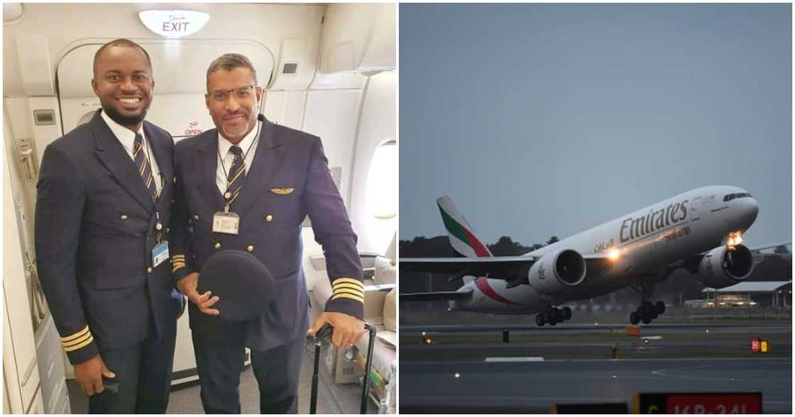 Emirates, Dubai to Toronto, Senior First Officer Chijioke Akpu,Captain Robert Osuhor Emirates, Dubai to Toronto, Senior First Officer Chijioke Akpu,Captain Robert Osuhor