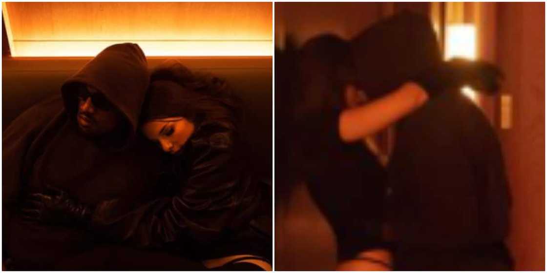 Kanye West and Jula Fox Kanye West and Jula Fox