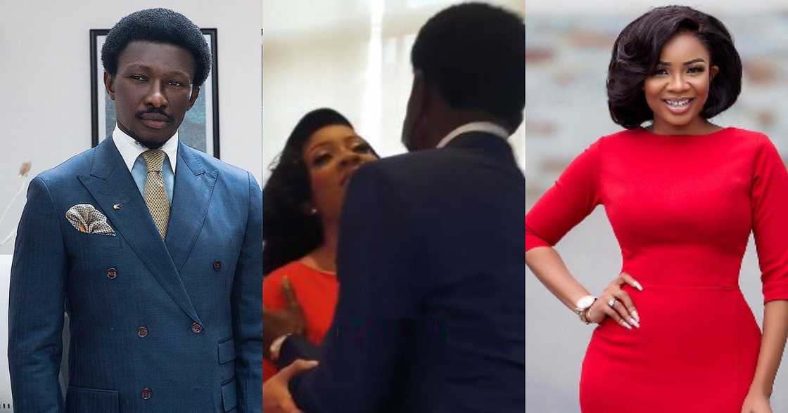 Serwaa Amihere calls Cheddar 'Darling' at Nana Aba's launch in new video; fans react Serwaa Amihere calls Cheddar 'Darling' at Nana Aba's launch in new video; fans react