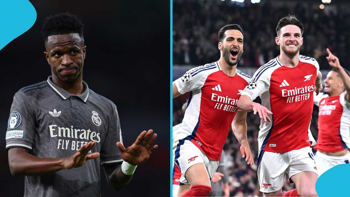 A supercomputer has predicted that Arsenal will triumph over Real Madrid and win the Champions League trophy. A supercomputer has predicted that Arsenal will triumph over Real Madrid and win the Champions League trophy.
