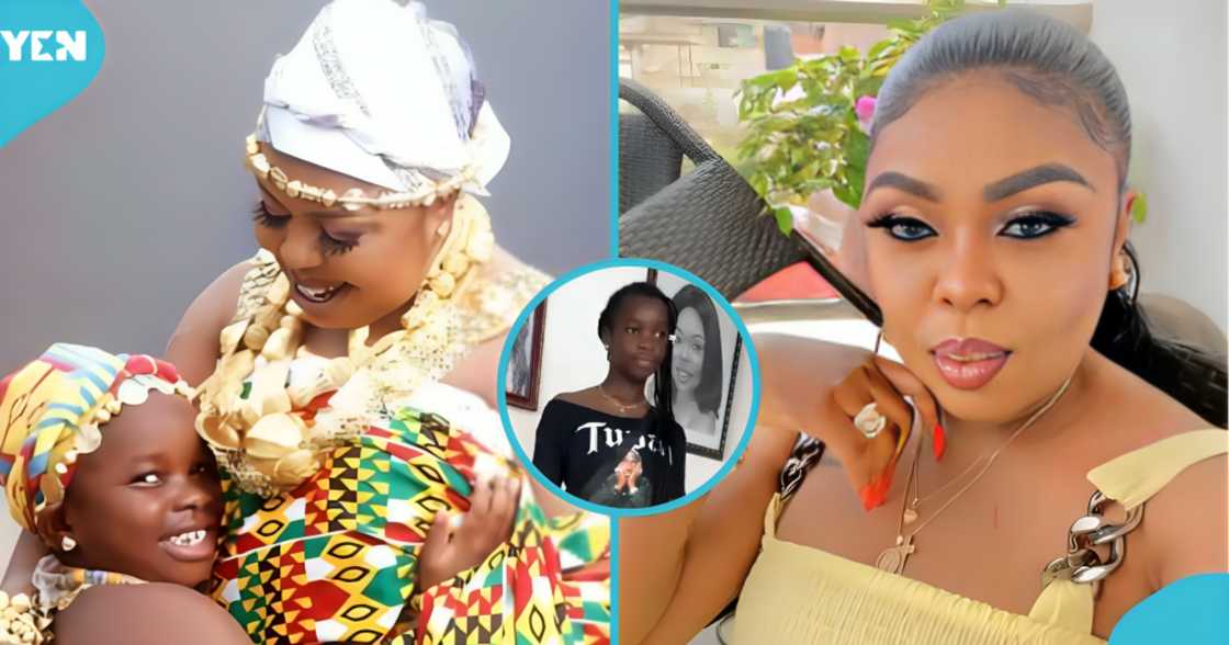 Afia Schwarzengger, Pena, Afia Schwar's Daughter, Pena Geiling Amakona Boakye Duah, Celebrity Parenting, Critics on Social Media Afia Schwarzengger, Pena, Afia Schwar's Daughter, Pena Geiling Amakona Boakye Duah, Celebrity Parenting, Critics on Social Media
