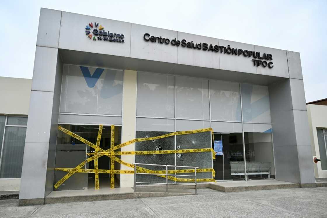 A clinic was one of the targets of a wave of gruesome attacks by organized crime groups in Ecuador A clinic was one of the targets of a wave of gruesome attacks by organized crime groups in Ecuador