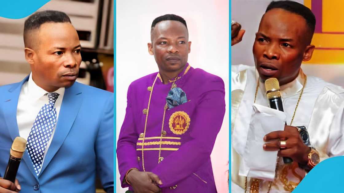 Bishop Salifu Amoako is not happy with his church members who attacked a journalist outside court. Bishop Salifu Amoako is not happy with his church members who attacked a journalist outside court.