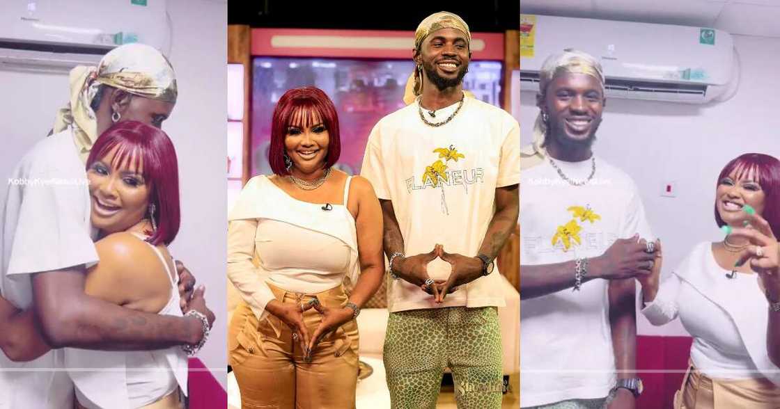 Nana Ama McBrown and Black Sherif cute moments Nana Ama McBrown and Black Sherif cute moments