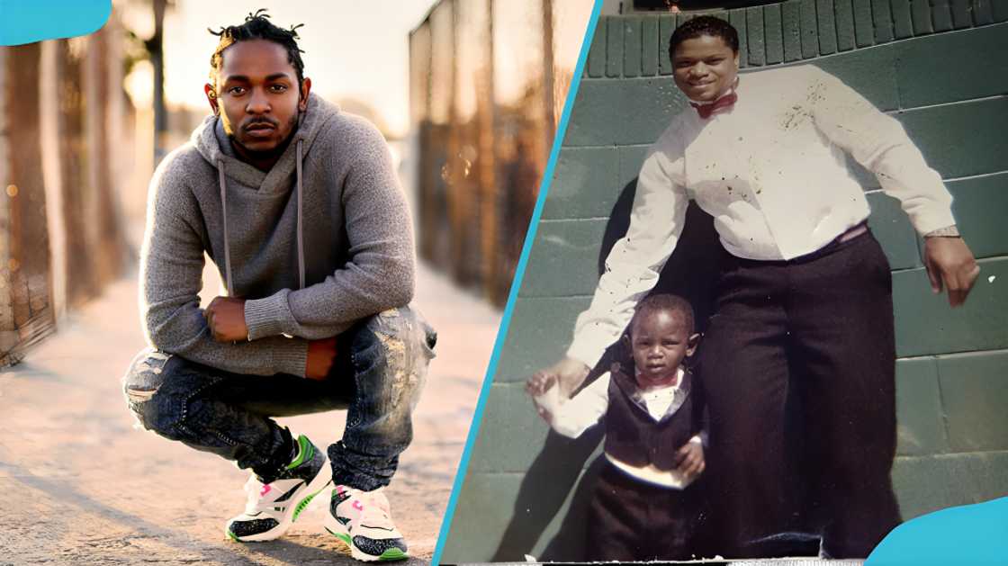 Kendrick Lamar and his dad Kendrick Lamar and his dad