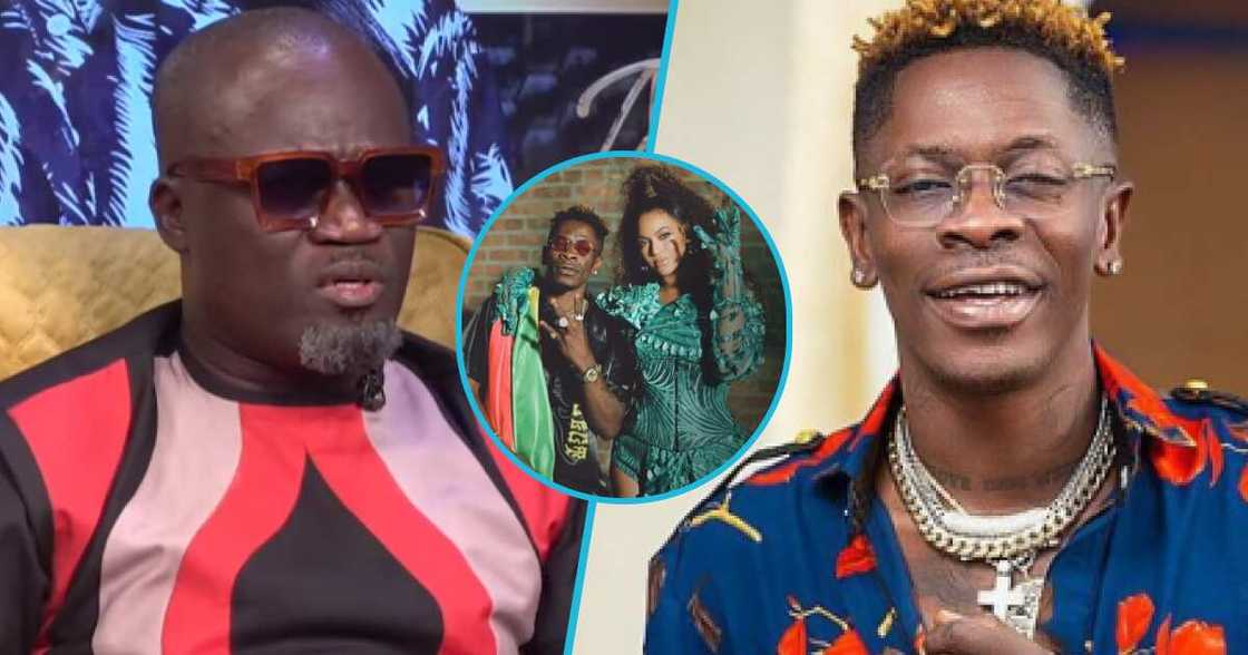 Photo of Ola Michael (L) and Shatta Wale (R). Photo of Ola Michael (L) and Shatta Wale (R).