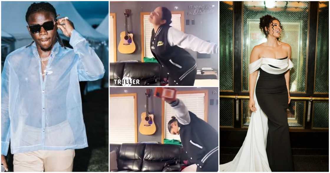 Stonebwoy Hits The Studio With Jordin Sparks Stonebwoy Hits The Studio With Jordin Sparks