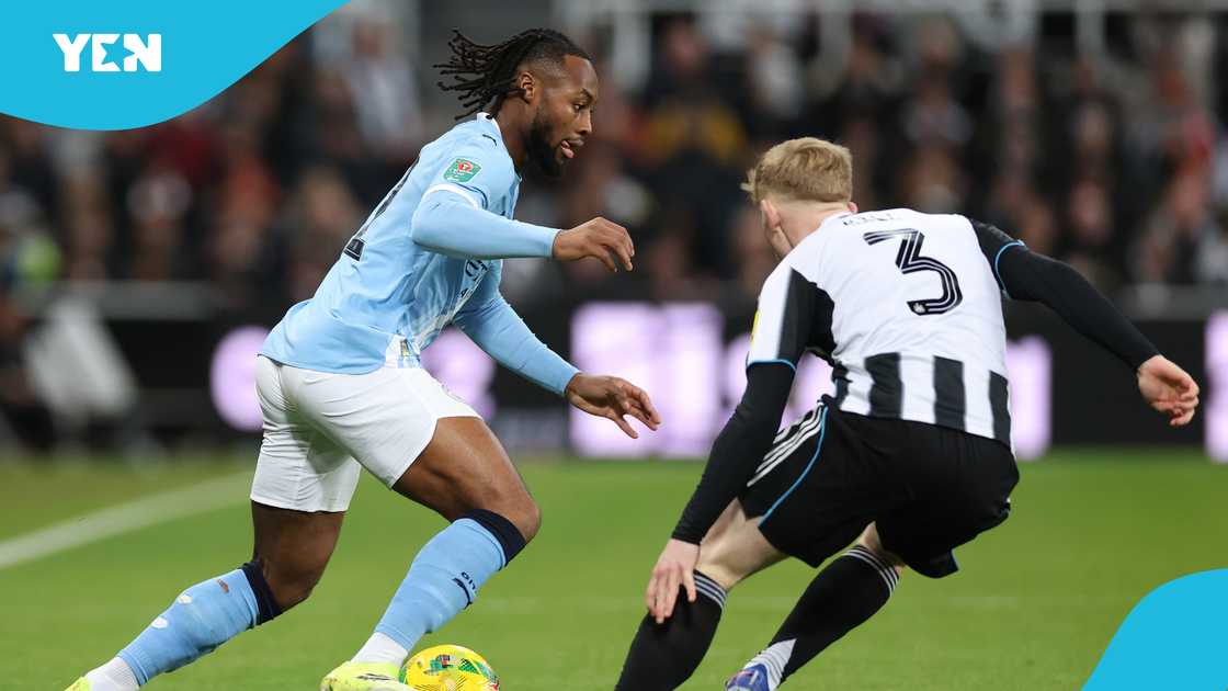 Antoine Semenyo, Manchester City, EFL Cup, Newcastle United, Pep Guardiola, Semenyo goal in FA Cup, Semenyo goal vs Newcastle United, Semenyo to face Manchester United. Antoine Semenyo, Manchester City, EFL Cup, Newcastle United, Pep Guardiola, Semenyo goal in FA Cup, Semenyo goal vs Newcastle United, Semenyo to face Manchester United.